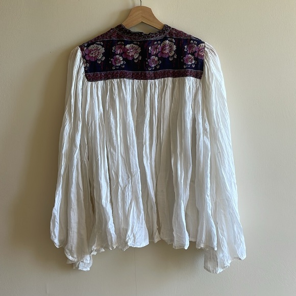 Gorgeous vintage gauzy floaty Indian top sz Small - Picture 5 of 5